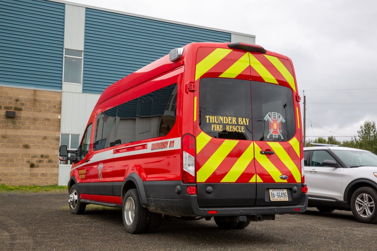 A fire rescue van.